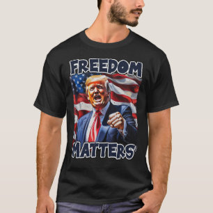 Camiseta Donald Trump 24029, la libertad importa