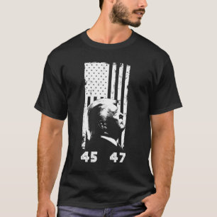 Camiseta Donald Trump 45 47 - Bandera estadounidense Trump 