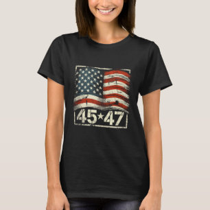 Camiseta Donald Trump 45 47 Inauguración de presidente 2025