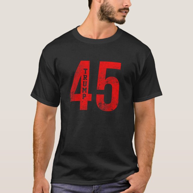 Camiseta Donald Trump 45 de Jersey Pro Trump (Anverso)