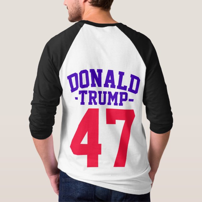 Camiseta Donald Trump 47 elecciones presidenciales 2024 (Reverso)