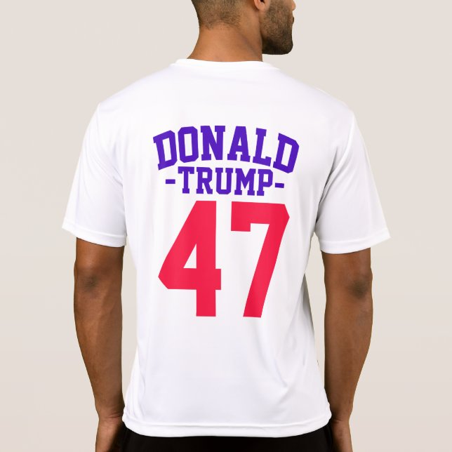 Camiseta Donald Trump 47 elecciones presidenciales 2024 (Reverso)