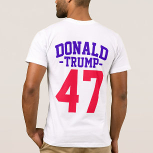 Camiseta Donald Trump 47 elecciones presidenciales 2024
