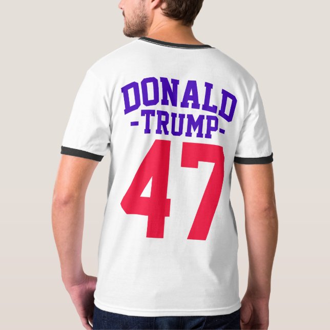 Camiseta Donald Trump 47 elecciones presidenciales 2024 (Reverso)