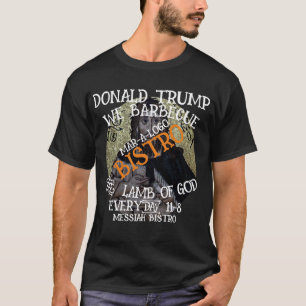 CAMISETA DONALD TRUMP BARBECAMOS LA CAPA DE DIOS TODOS LOS