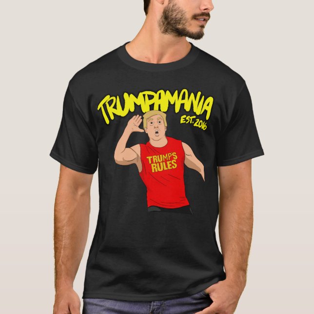 Camiseta Donald Trump como Hulk Hogan (Anverso)