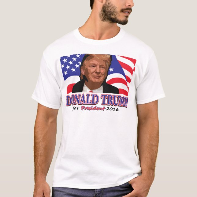 Camiseta Donald Trump como presidente (Anverso)