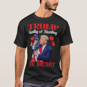 Camiseta Donald Trump con bandera de EE. UU. Trump es culpa