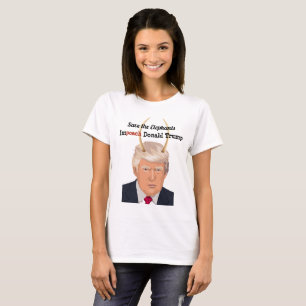 Camiseta Donald Trump con los cuernos del diablo del