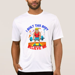 CAMISETA DONALD TRUMP- CONSTRUÍ ESTE CUERPO CREERME