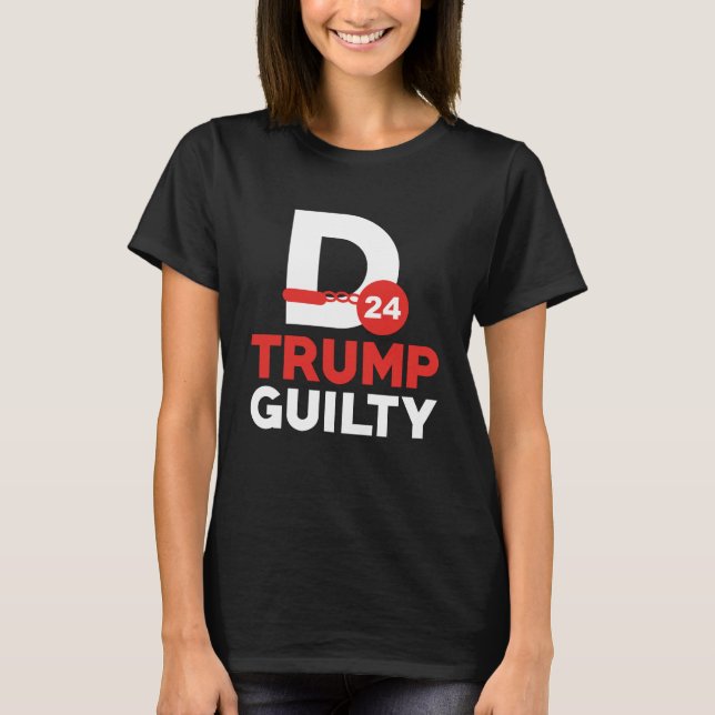 Camiseta Donald Trump culpable (Anverso)