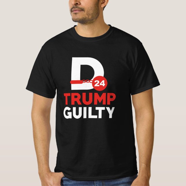 Camiseta Donald Trump culpable (Anverso)
