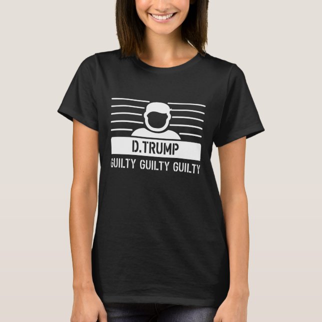 Camiseta Donald Trump culpable (Anverso)