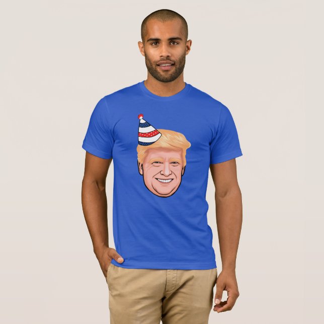 CAMISETA DONALD TRUMP CUMPLEAÑOS (Anverso completo)