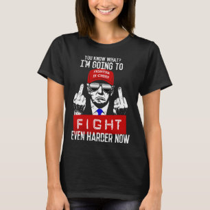 Camiseta Donald Trump dedo medio lanzando a republicano pro