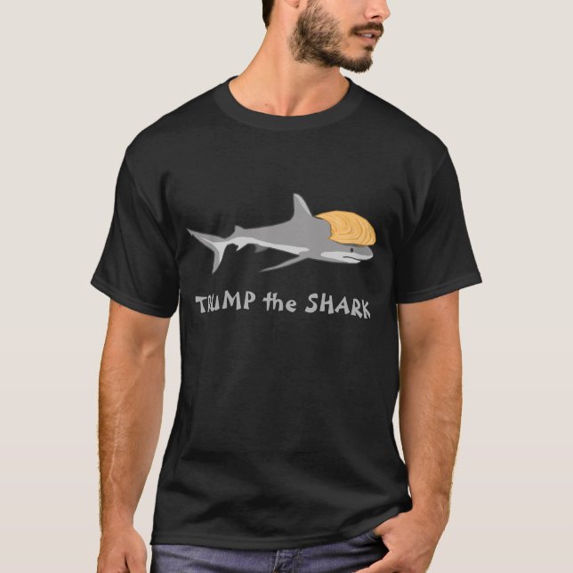 Camiseta Donald Trump divertido "triunfo el tiburón " (Anverso)