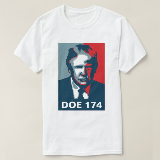 Camiseta Donald Trump Doe 174 (Diseño del anverso)