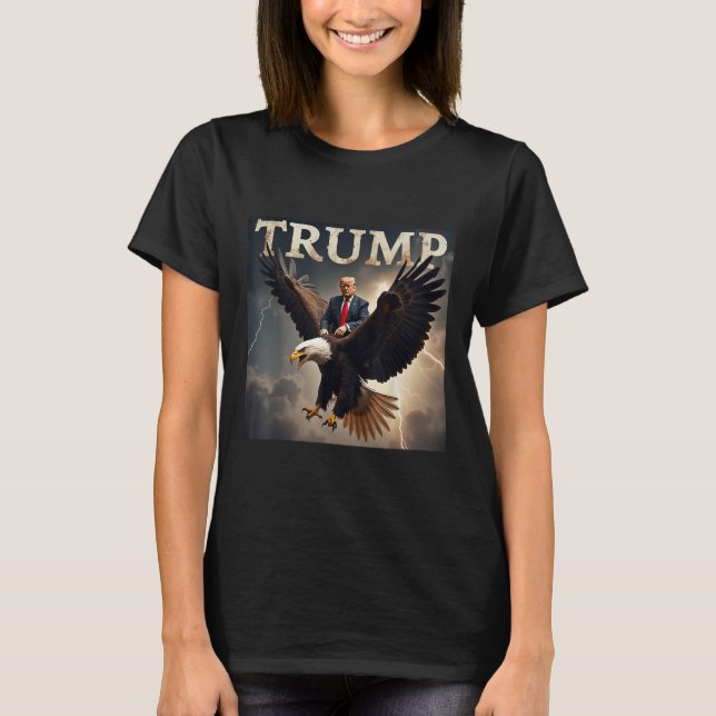 Camiseta Donald Trump Eagle Presidente Estados Unidos (Anverso)