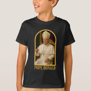 Camiseta Donald Trump, el papa que se burla de la sátira po