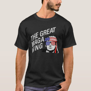 Camiseta Donald Trump, el rey de Maga, gracioso