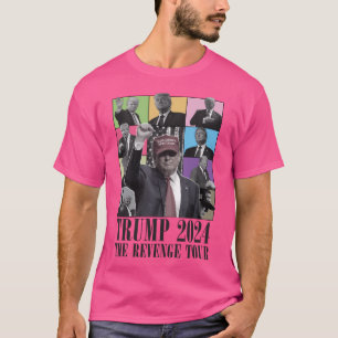 Camiseta Donald Trump el tour de venganza graciosa parodia 