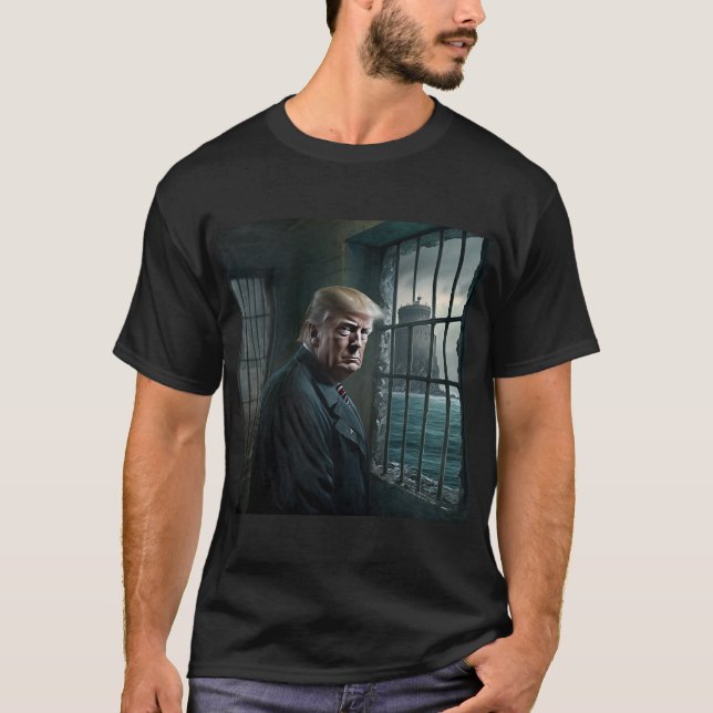 Camiseta Donald Trump en la prisión de Alcatraz (Anverso)