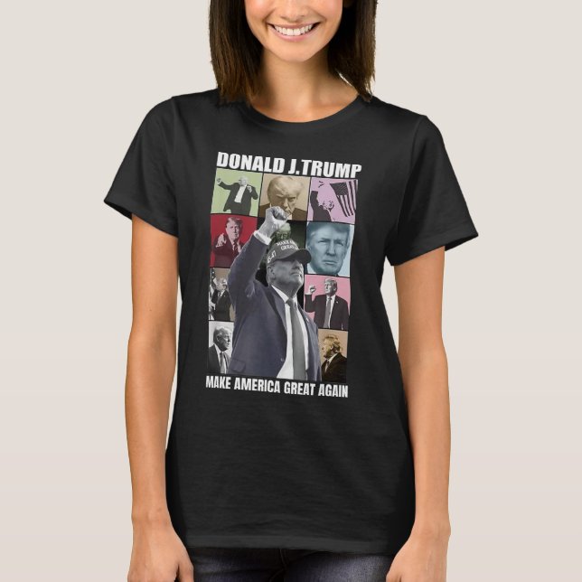 Camiseta Donald Trump Era oficial 2024 (Anverso)