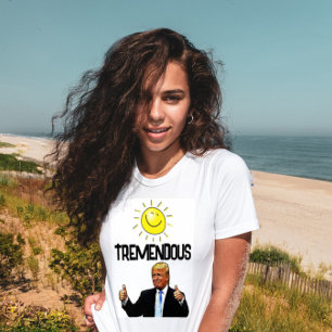 CAMISETA DONALD TRUMP FUNNY TREMENDOUS T-SHIRTS