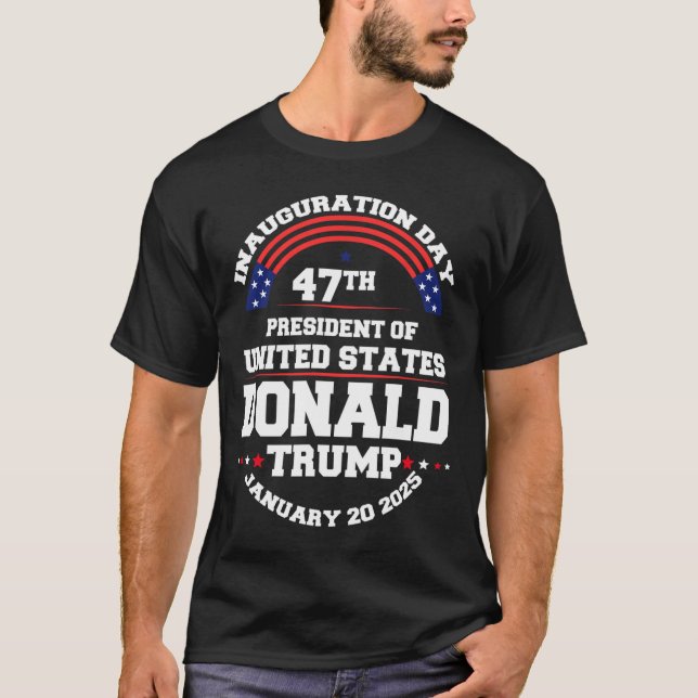 Camiseta Donald Trump ganó la investidura electoral de 2024 (Anverso)