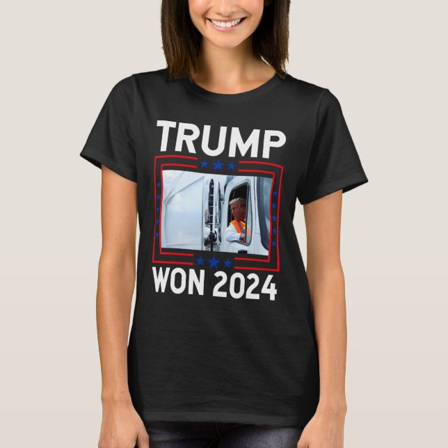 Camiseta Donald Trump ganó la investidura electoral de 2024 (Anverso)