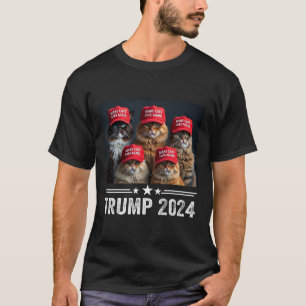 Camiseta Donald Trump hace que los gatos vuelvan a estar se