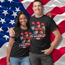 Camiseta Donald Trump hace que los gatos vuelvan a estar se