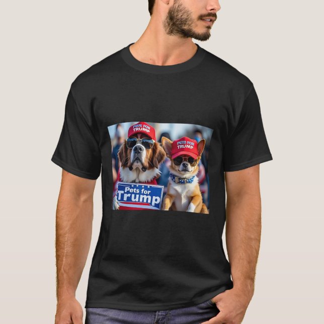 Camiseta Donald Trump hace que los perros vuelvan a estar s (Anverso)