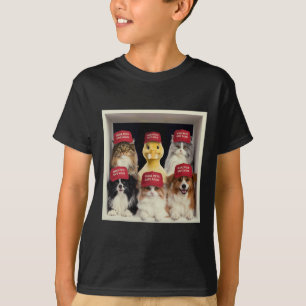 Camiseta Donald Trump Hacer que las Mascotas sean Seguras d