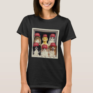 Camiseta Donald Trump Hacer que las Mascotas sean Seguras d