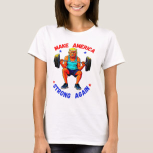CAMISETA DONALD TRUMP- HAGA A ESTADOS UNIDOS FUERTE DE NUEV