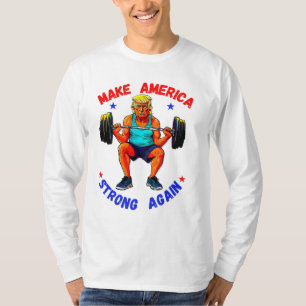 CAMISETA DONALD TRUMP- HAGA A ESTADOS UNIDOS FUERTE DE NUEV