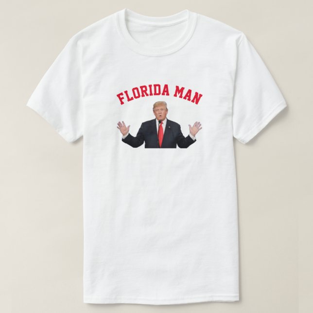 Camiseta Donald Trump, hombre de Florida (Diseño del anverso)