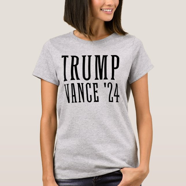 Camiseta Donald Trump J.D. Vance recuperó a Estados Unidos (Anverso)