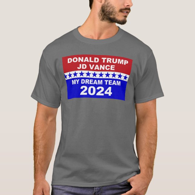 Camiseta Donald Trump JD Vance 2024 (Anverso)