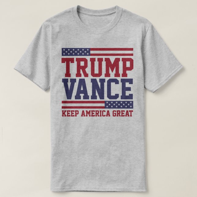 Camiseta Donald Trump JD Vance 2024 Mantiene a Estados Unid (Diseño del anverso)