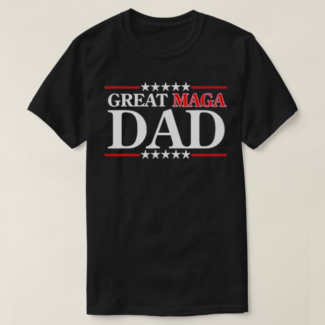 Camiseta Donald Trump jr el día del padre gran padre maga (Diseño del anverso)