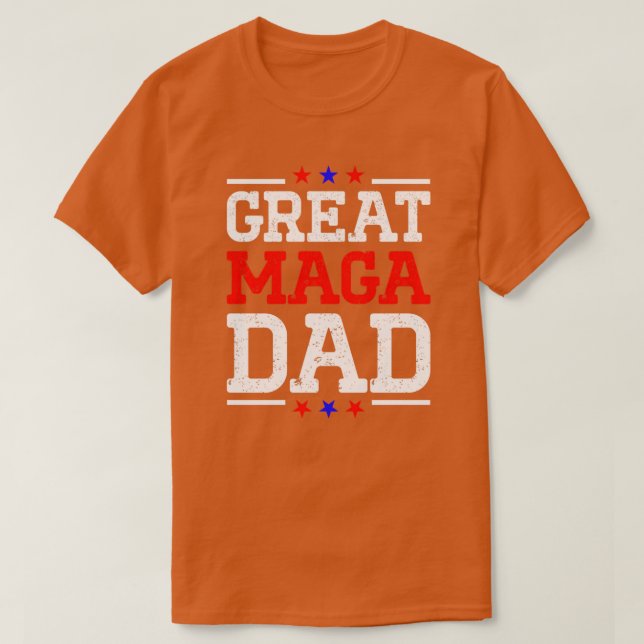 Camiseta Donald Trump jr padre del día de la gran maga papá (Diseño del anverso)
