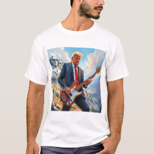 Camiseta Donald Trump juega al Monte Rushmore de la Basa El