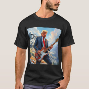 Camiseta Donald Trump juega al Monte Rushmore de la Basa El