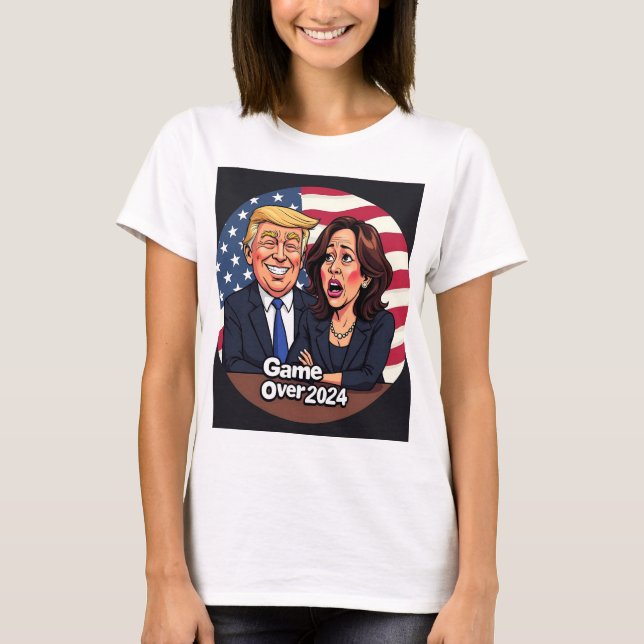 Camiseta Donald Trump Kamala harris (Anverso)