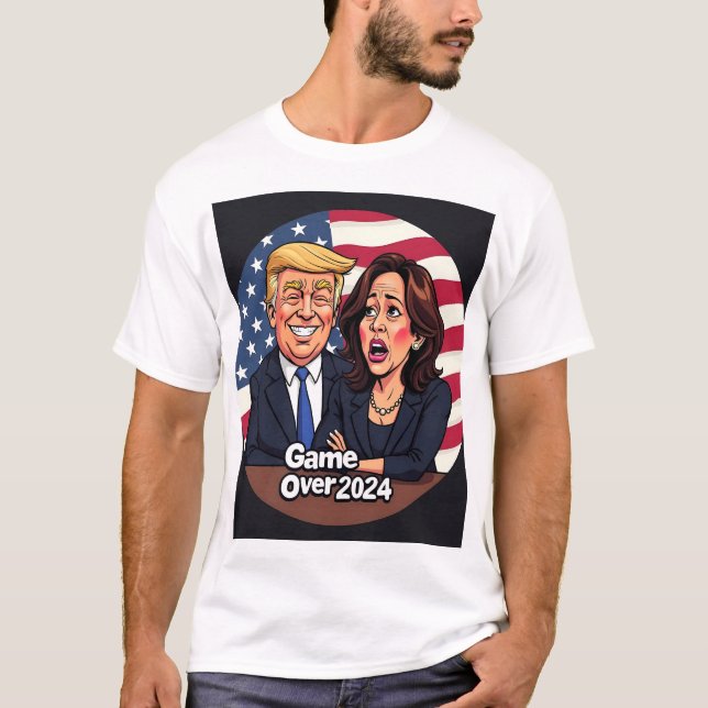 Camiseta Donald Trump Kamala harris (Anverso)