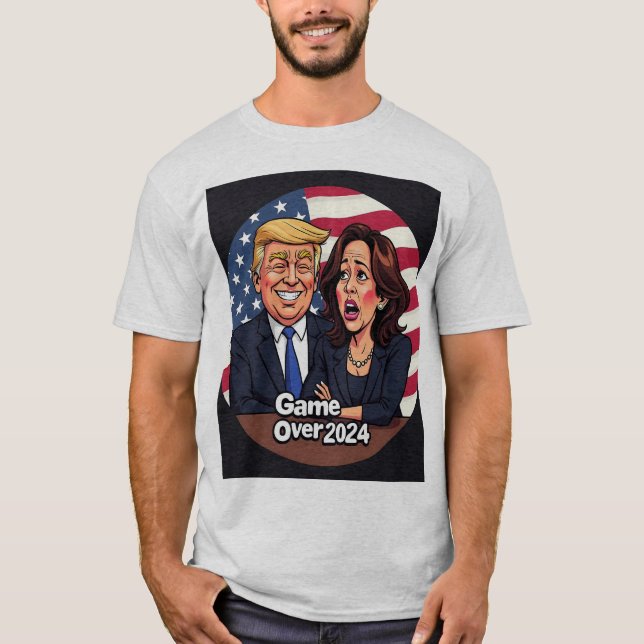 Camiseta Donald Trump Kamala harris (Anverso)