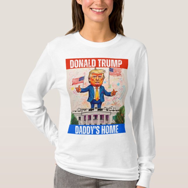CAMISETA DONALD TRUMP - LA CASA DE DADDY (Anverso)