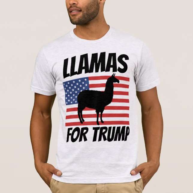 CAMISETA DONALD TRUMP LLAMA T-SHIRS (Anverso)
